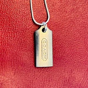 Coach Tag Necklace